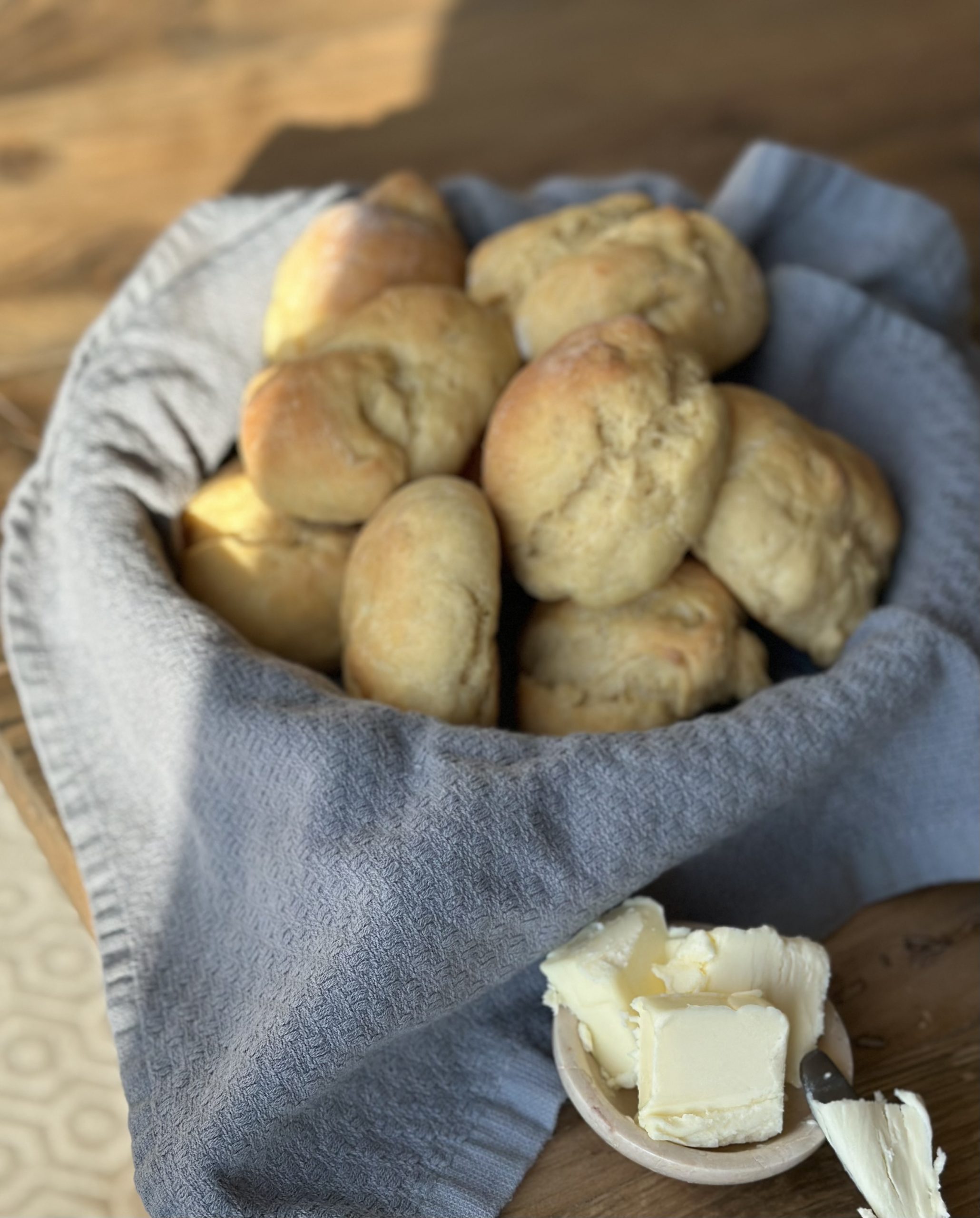 Homemade Einkorn Flour Yeasted Bread Rolls