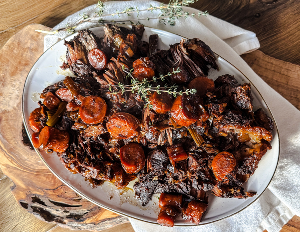 Apple Balsamic Beef Roast