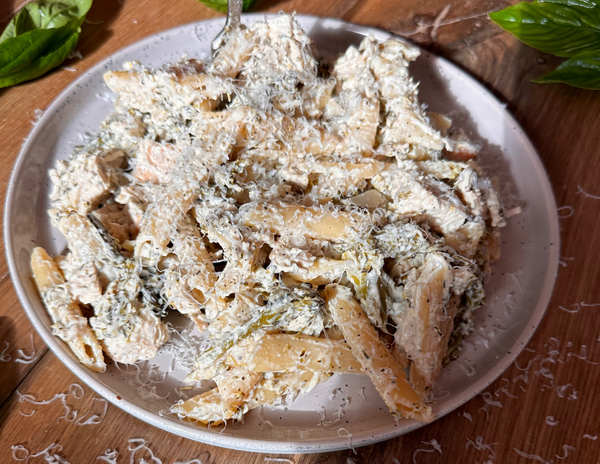 Delicious Italian chicken pasta dish with juicy chicken, flavorful sauce, and perfectly cooked pasta.