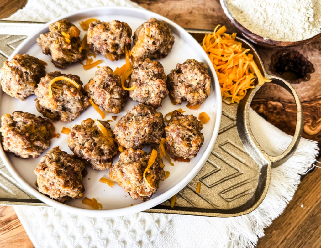 Sausage Biscuit Meatballs - Healthier Homemade Co Recipes