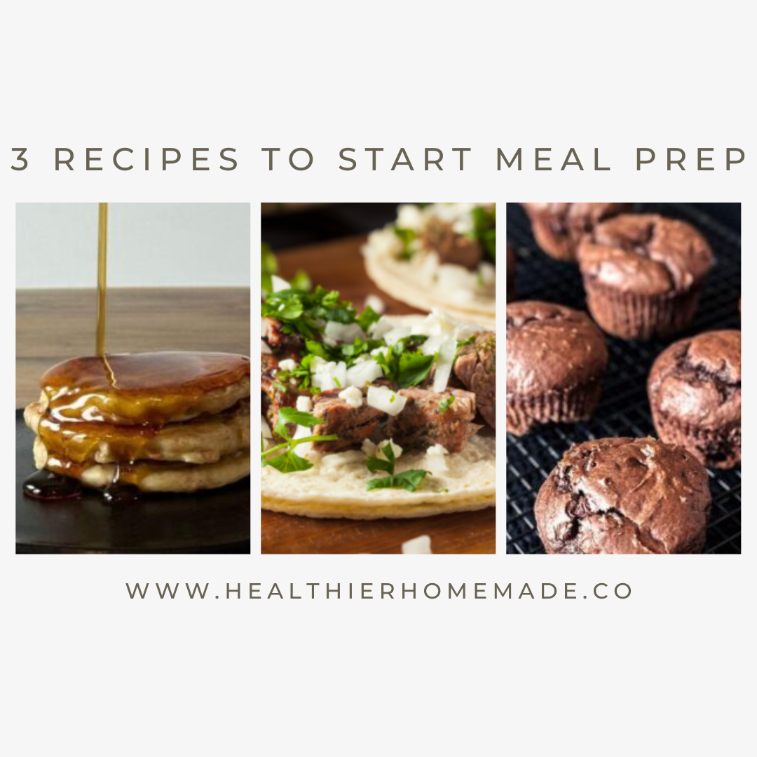 3 recipes to start meal prep