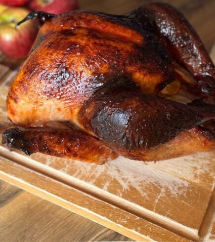 Apple Brined Hot Honey Turkey