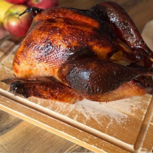 Apple Brined Hot Honey Turkey