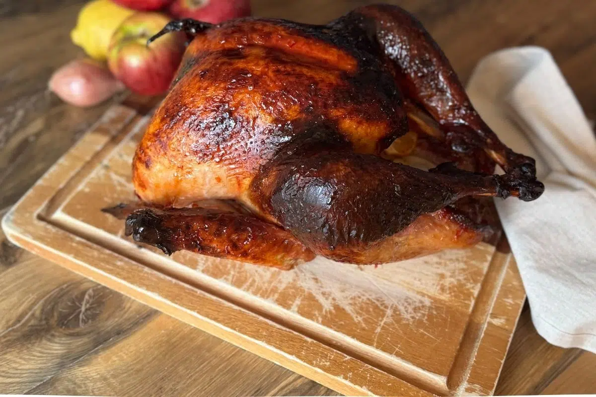 Apple Brined Hot Honey Turkey